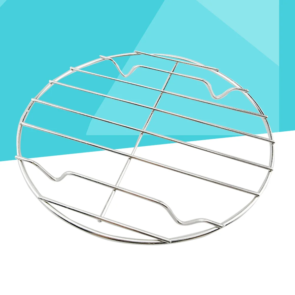

Rack Baking Cooling Grill Bbq Wire Net Grilling Round Steamerroast Cookingmeat Griddle Steaming Pizza Roasting Fryer Oven Air