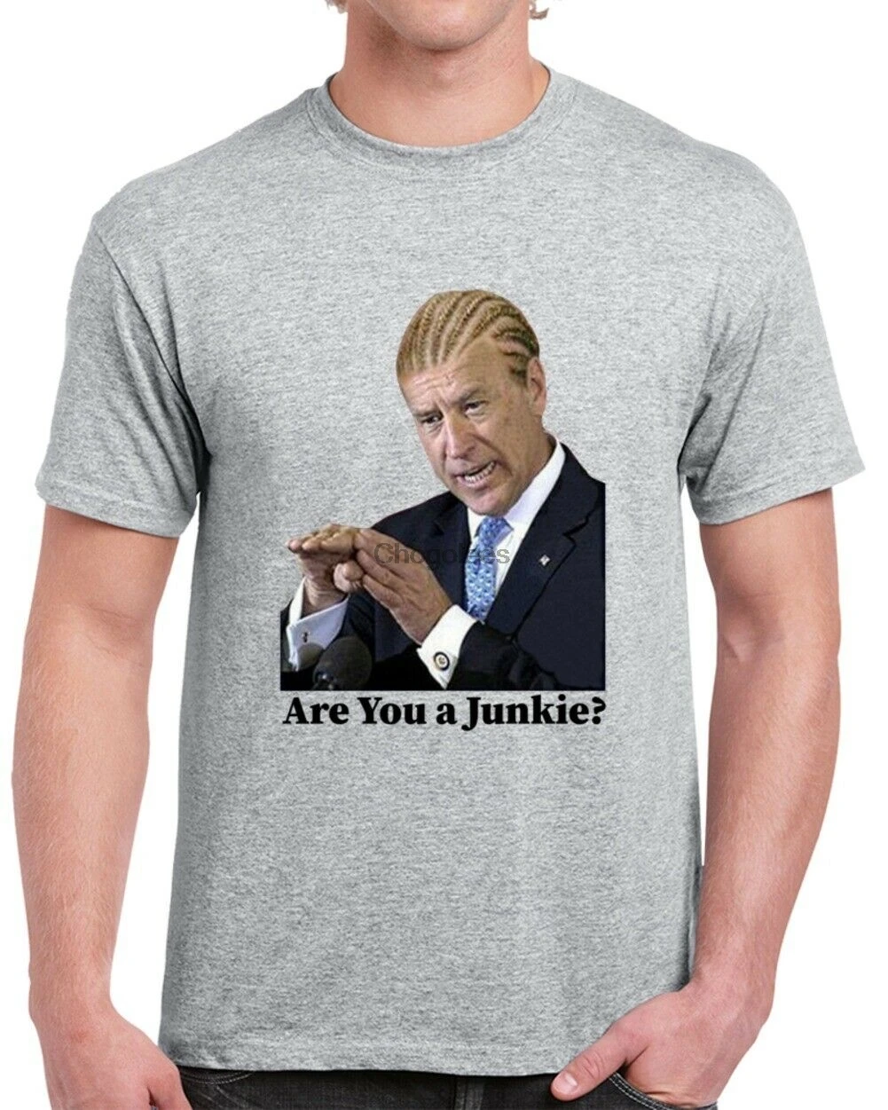 Футболка с надписью Джо биден Are You A Junkie |