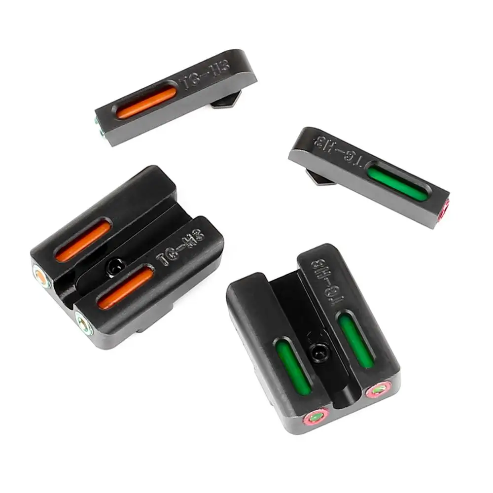 

Glock Steel Made Fiber Optic Sight Set-Glock Red /Green Front Rear Sight