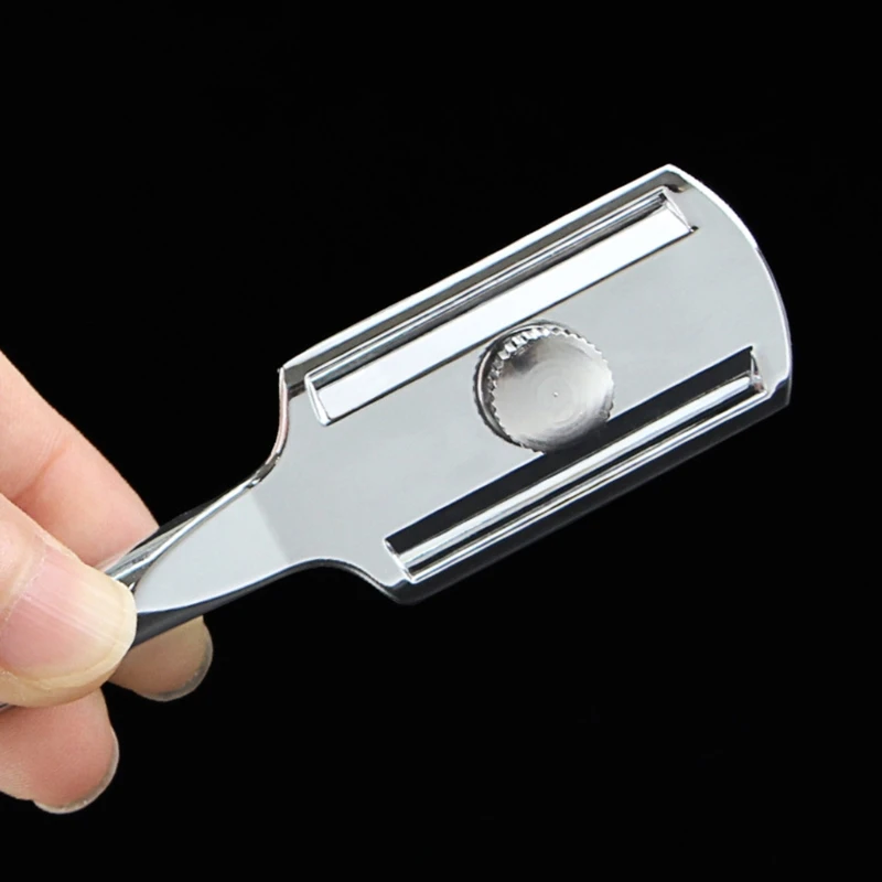 

Металлическое бритье для бритвы, Мужская бритва, парикмахерские аксессуары, профессиональные прямые бритвы для лица, инструмент для бритья...