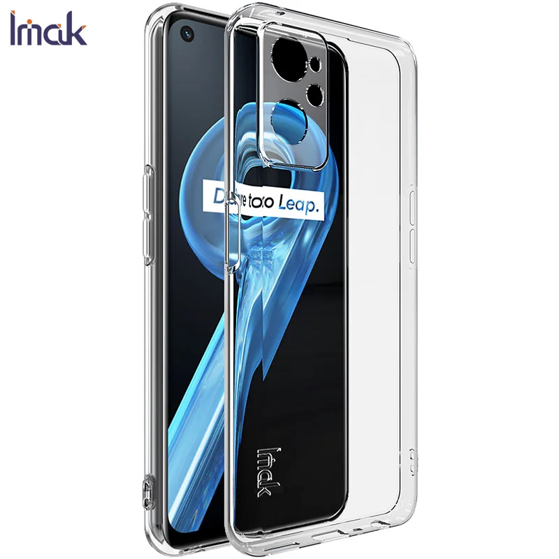 

Для Realme 9i чехол IMAK ультратонкий Мягкий ТПУ Прозрачная задняя крышка чехол для телефона s для Realme 9i чехол