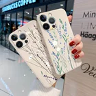 Чехол для iPhone 11, чехол для iPhone 13 Pro Max, чехол для iPhone 12 Mini 7 8 Plus 6S XS Max XR SE 2020, защитный чехол из ТПУ с цветами для камеры