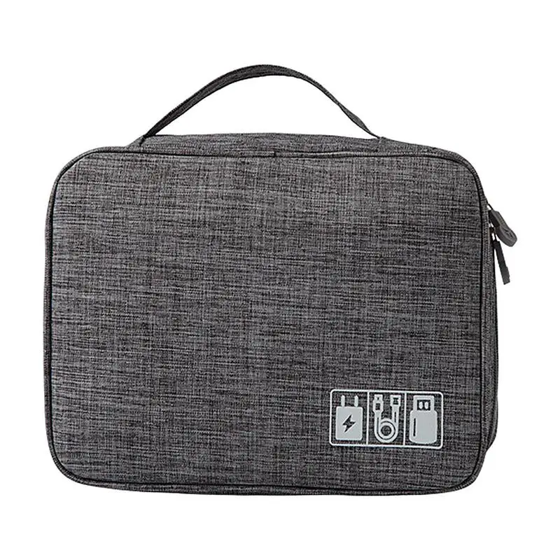 

Новая сумка-Органайзер для путешествий, компактная сумка, Портативные водонепроницаемые сумки для хранения внешних аккумуляторов, жестких дисков, кабелей