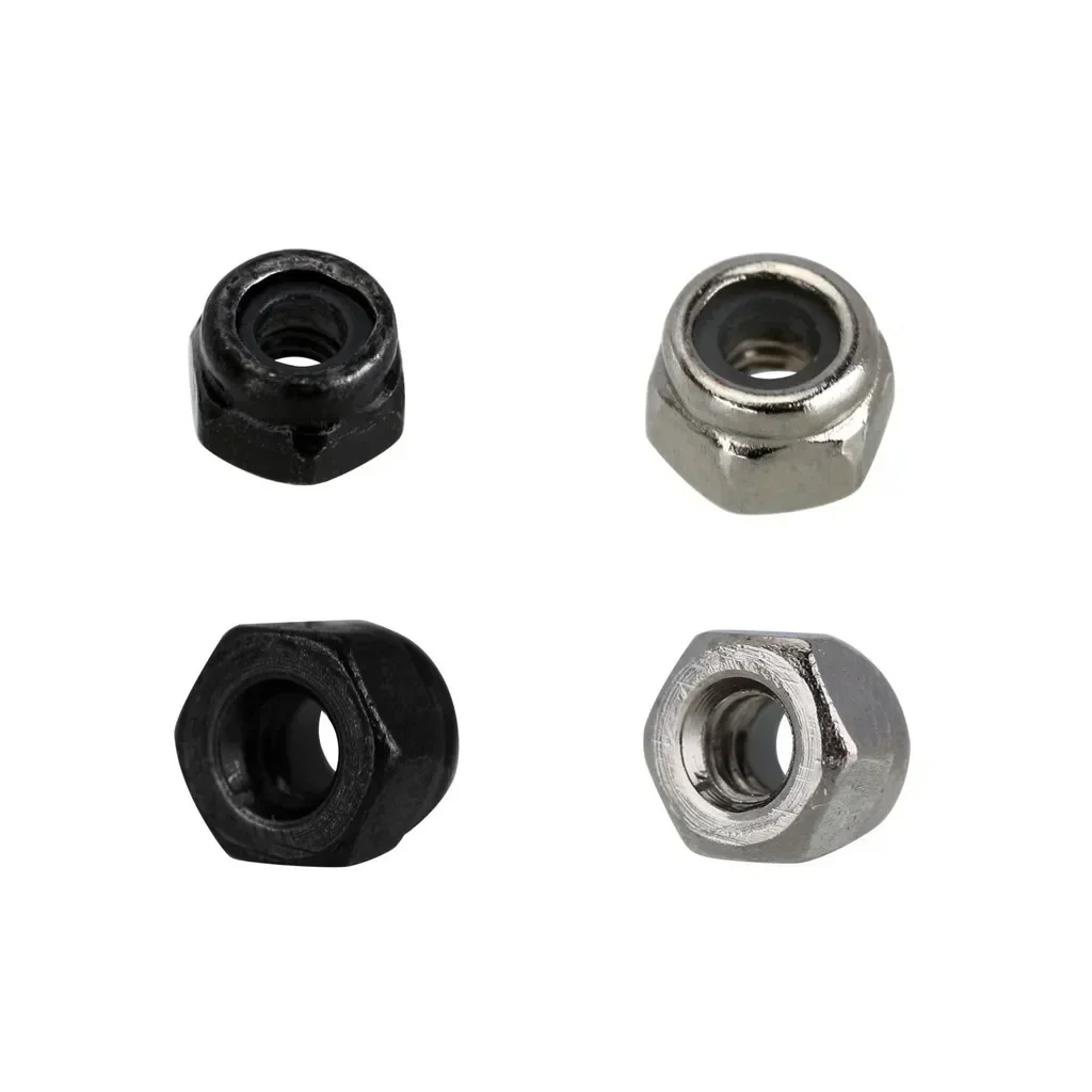 100 шт. металлические гайки M2 для 1/16 1/18 1/24 RC автомобиля на гусеничном ходу осевые