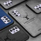 Силиконовый чехол с оленем для OPPO Find X3 Lite X3 Pro X3 NEO, Мягкий тканевый чехол из ТПУ Realme C21 C15 C11 5i 6i X7 GT2 8 Pro GT Master