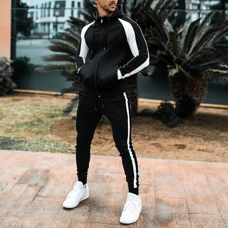 Новинка 2022 спортивный костюм для мужчин свитшот на молнии толстовки хлопковая