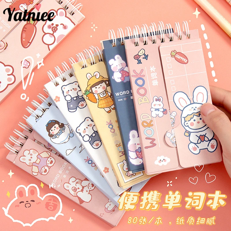 

Милый блокнот Yatniee, блокнот, планировщик на 2023 год, Еженедельный планировщик, дневник, школьный блокнот для школьных принадлежностей