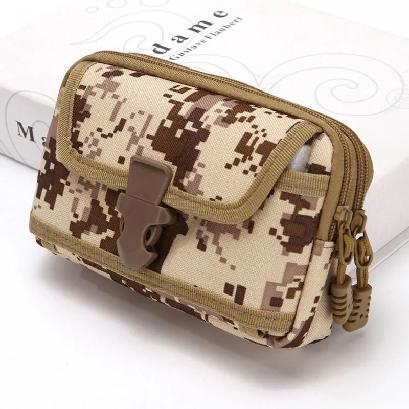 

2022 New Tactical Molle Pouch Men's Small Pocket Camouflage Belt Waist Bag Outdoor Traveling Hunting Phone Wallet EDC Bag Pack