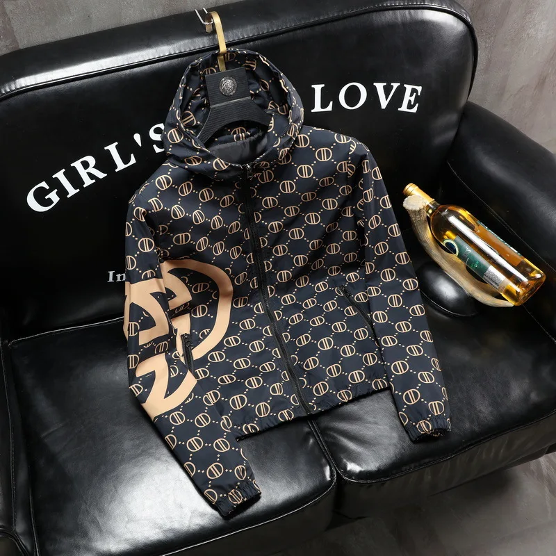 Весенне-осенний стиль Верхняя одежда Мужская спортивная куртка Европейская и