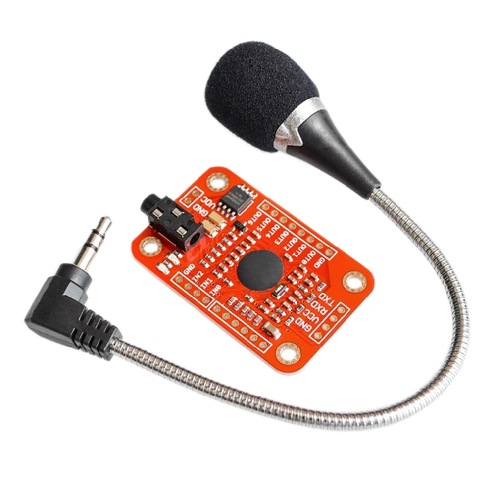 

Voice Recognition Module V3 Speed Recognition Compatible with Ard for Arduino Support 80 Kinds of Voice Sound Board