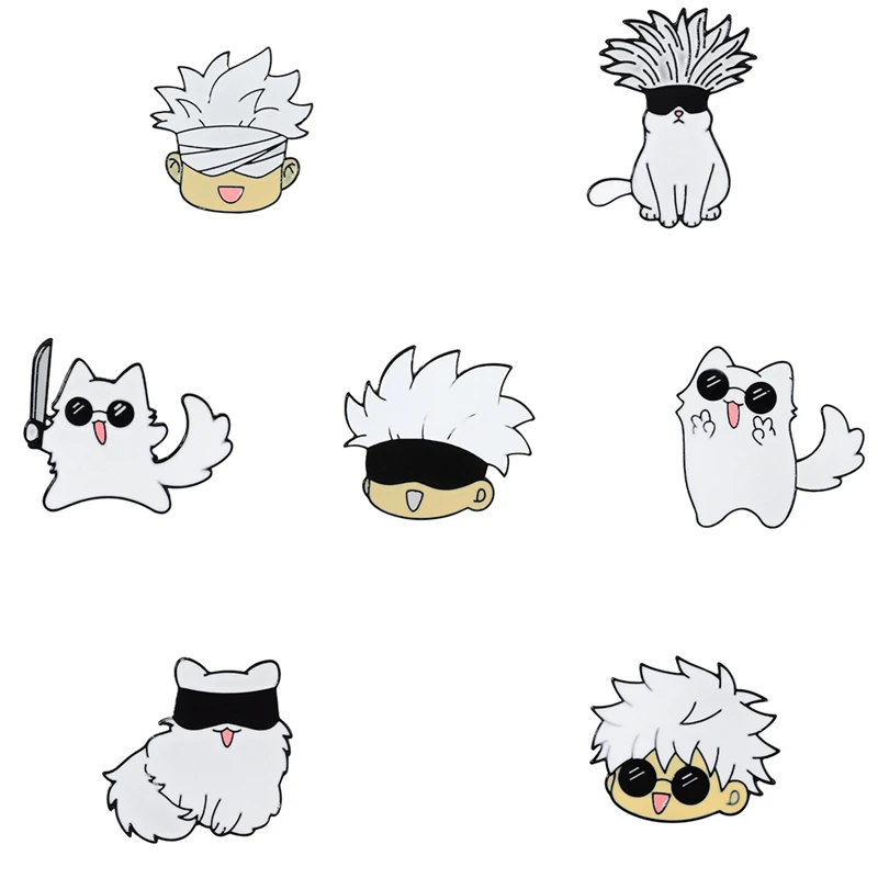 

Милые и классные булавки для костюма кошки из аниме «джутсу», изысканные украшения, креативные подарки