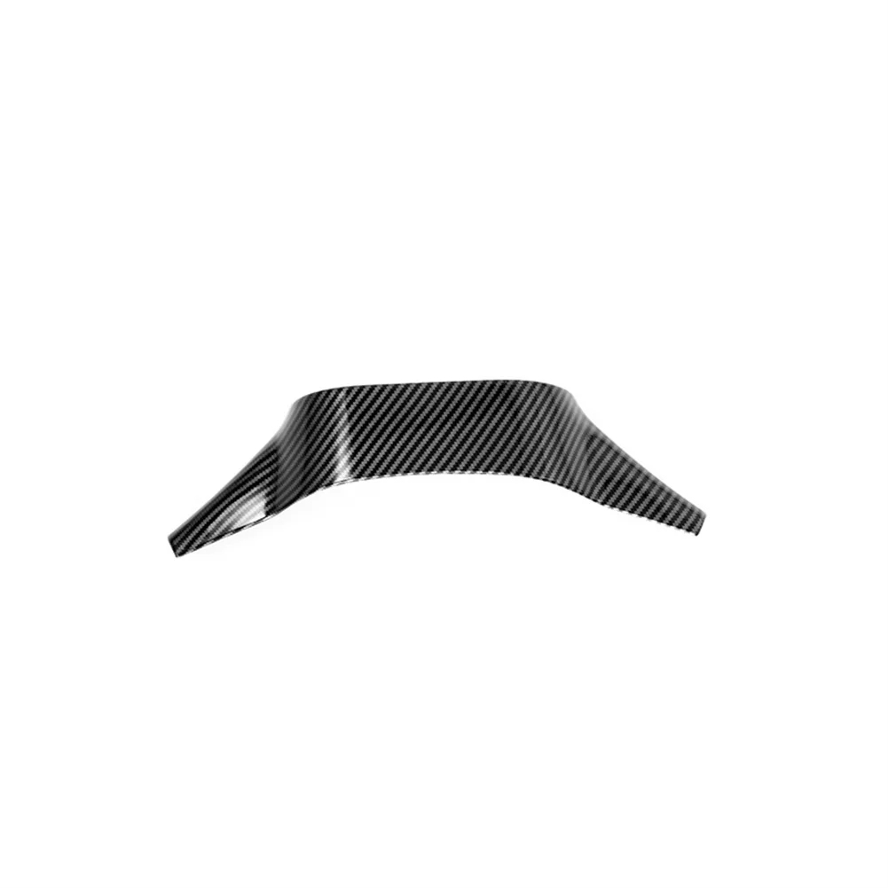 

Cover Steering Wheel Trim Car Interior Carbon Fiber Style Frame 1pcs Accessories Brand New