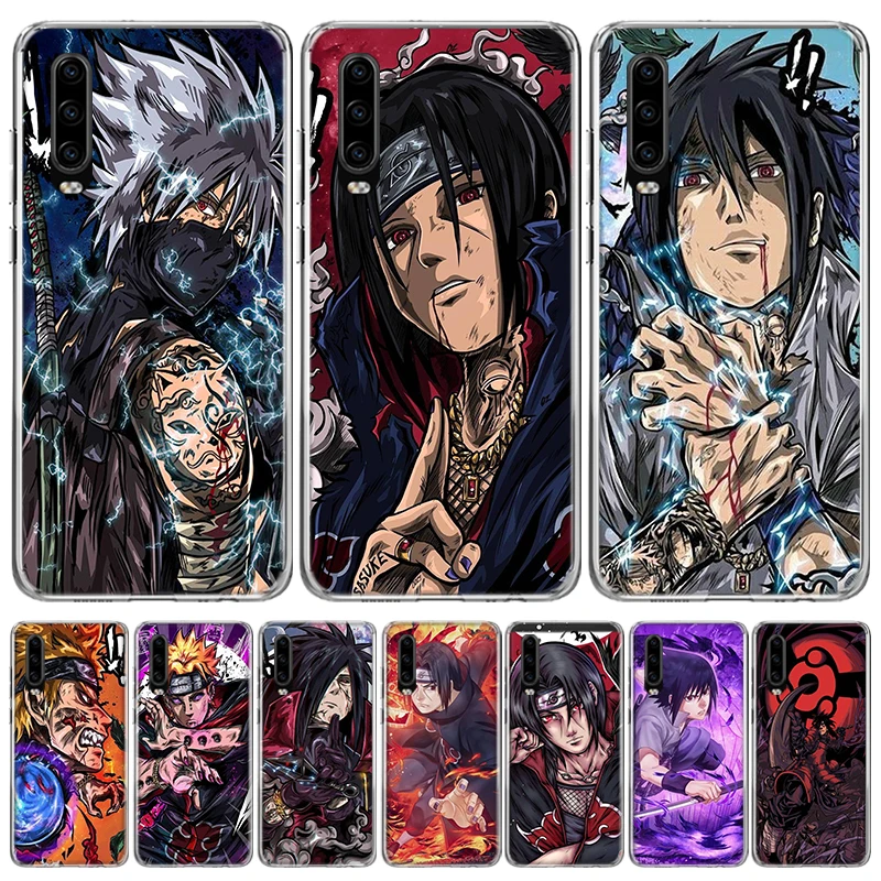Модный чехол для телефона с аниме Наруто Huawei P30 Lite P20 Pro P10 P40 P50 Mate 20 30 10 40 мягкий