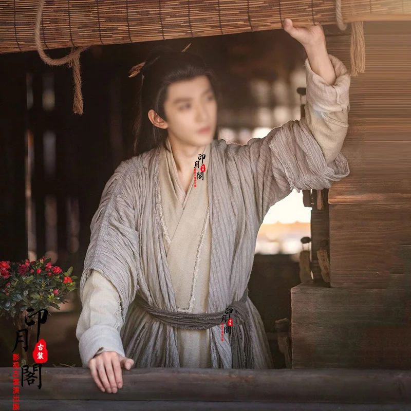 Hot TV Chang Xiang Si Same Style Hanfu Tushan Jing Xiangliu Мужское платье Xianxia Swordsman Xiake