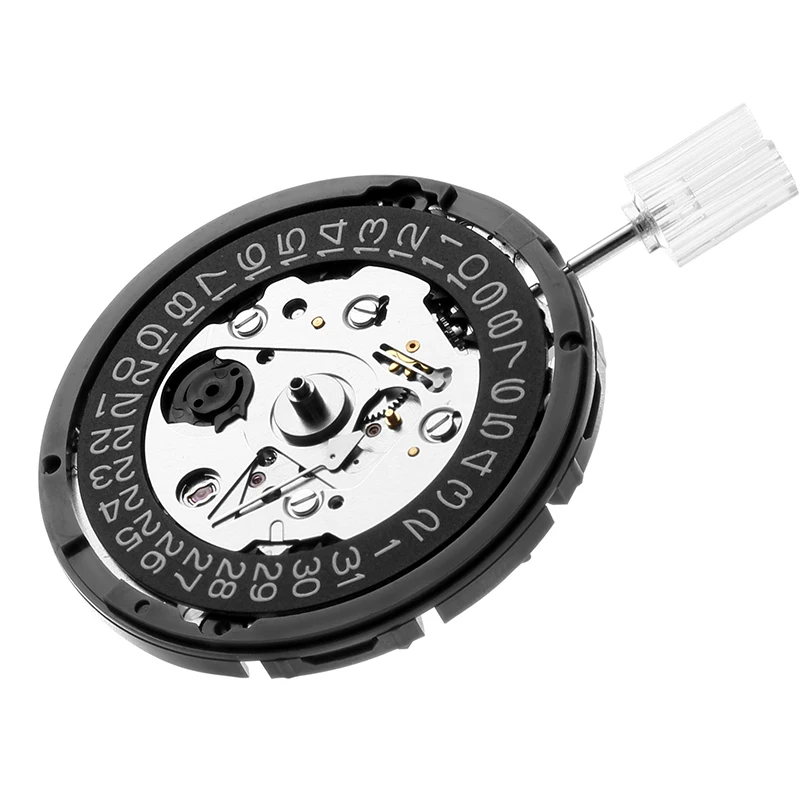 Japan Original Nh35/nh35A Mechanical Movement Black Datewheel Automatic Mechanical Clock Movement Watch Replace Accessories 2022