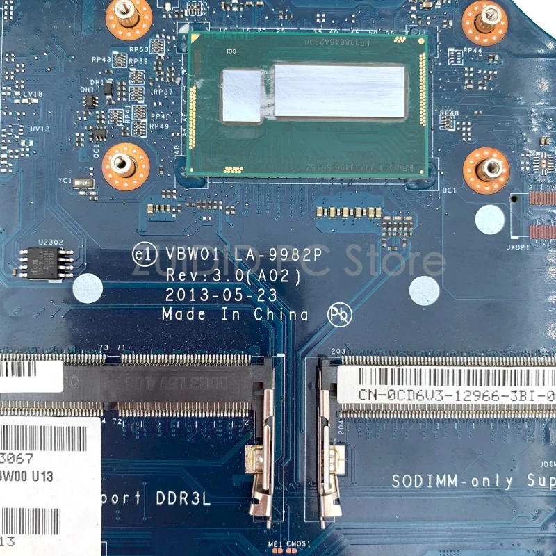 ZUIDID Высокое качество для Dell Inspiron 3537 5537 Материнская плата ноутбука VBW01 LA-9982P