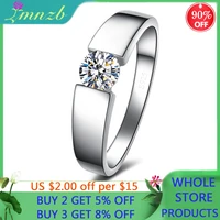 sent credentials 100 real tibetan silver rings round solitaire cz zircon wedding rings fashion jewelry gift for women and men