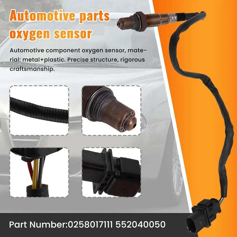 Датчик кислорода 0258017111 552040050 для Alfa Romeo 156 автомобиль BRERA GT SPIDER 159 1 8 9 2 2003-2015