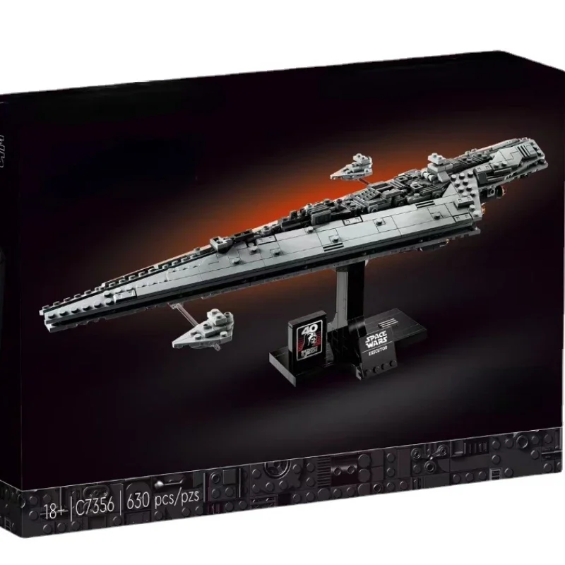 

Строительные блоки, совместимые с моделями 75356, строительные блоки, суперразрушитель с подсветкой, детские игрушки, подарки на день рождения и Рождество