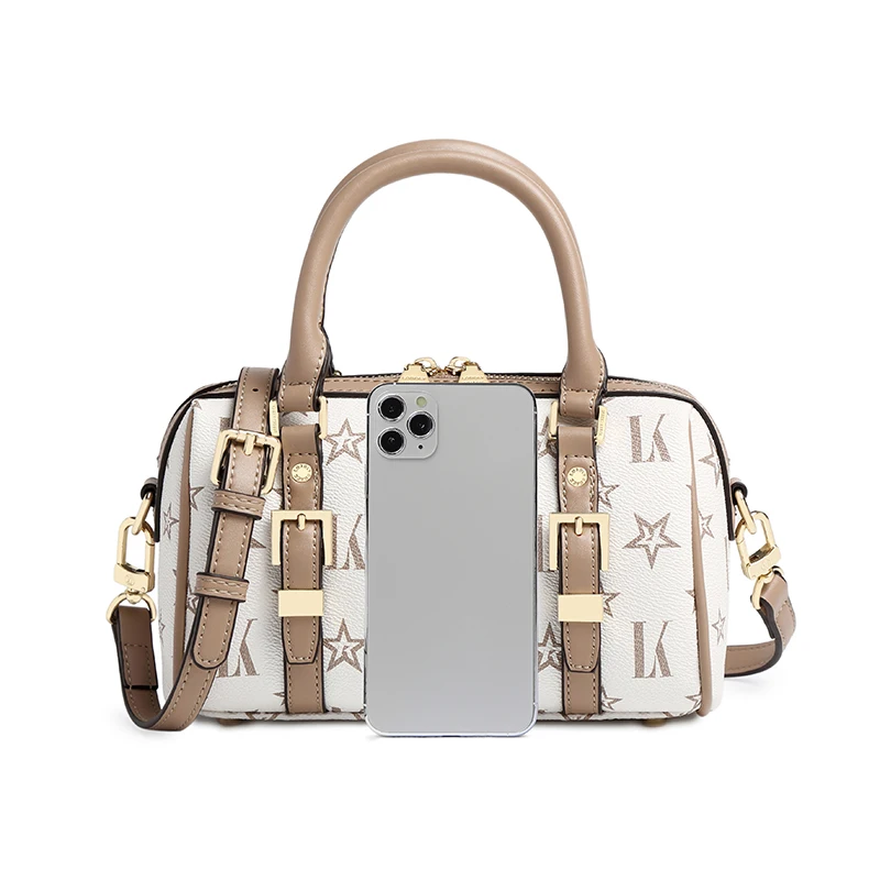 Новинка 2022 брендовая модная кожаная сумка с принтом повседневные большие