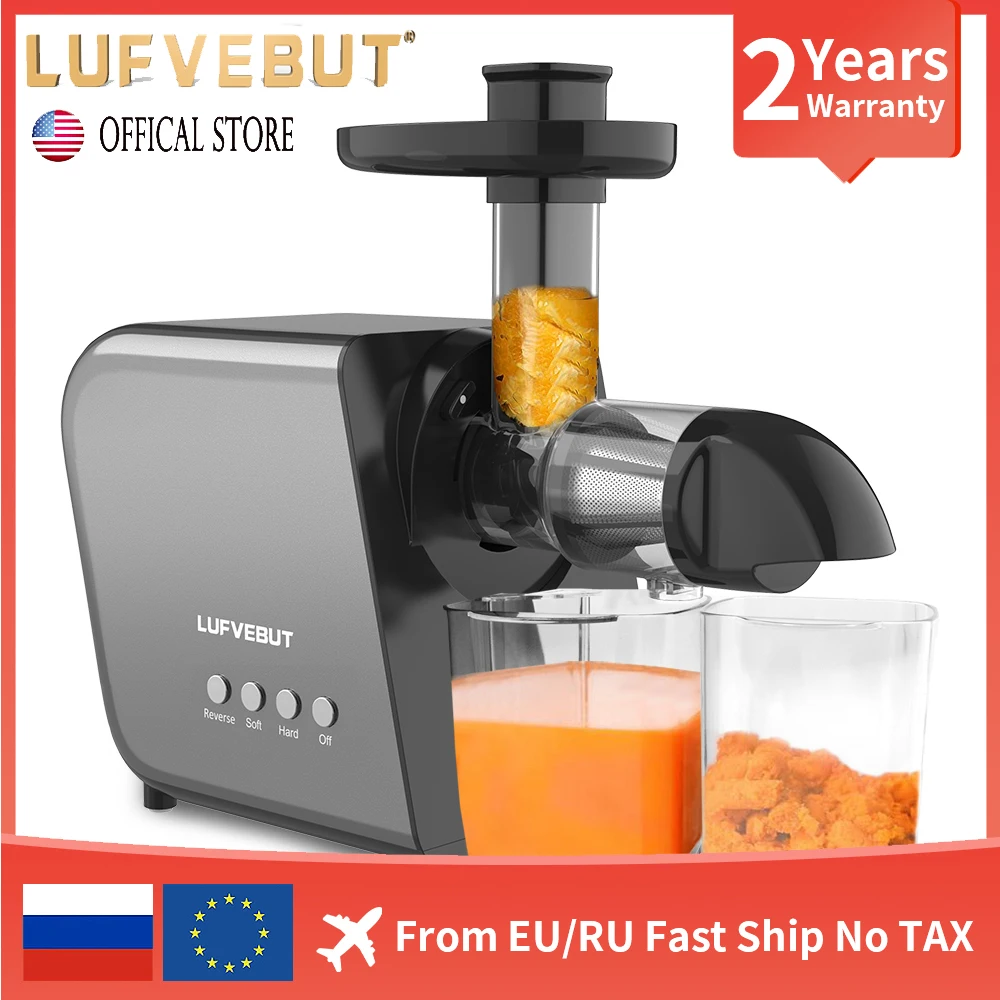 

LUFVEBUT медленная мастицирующая Соковыжималка Блендер соковыжималка для апельсинов мягкие и жесткие Режимы Бесплатная доставка экстракторы ...