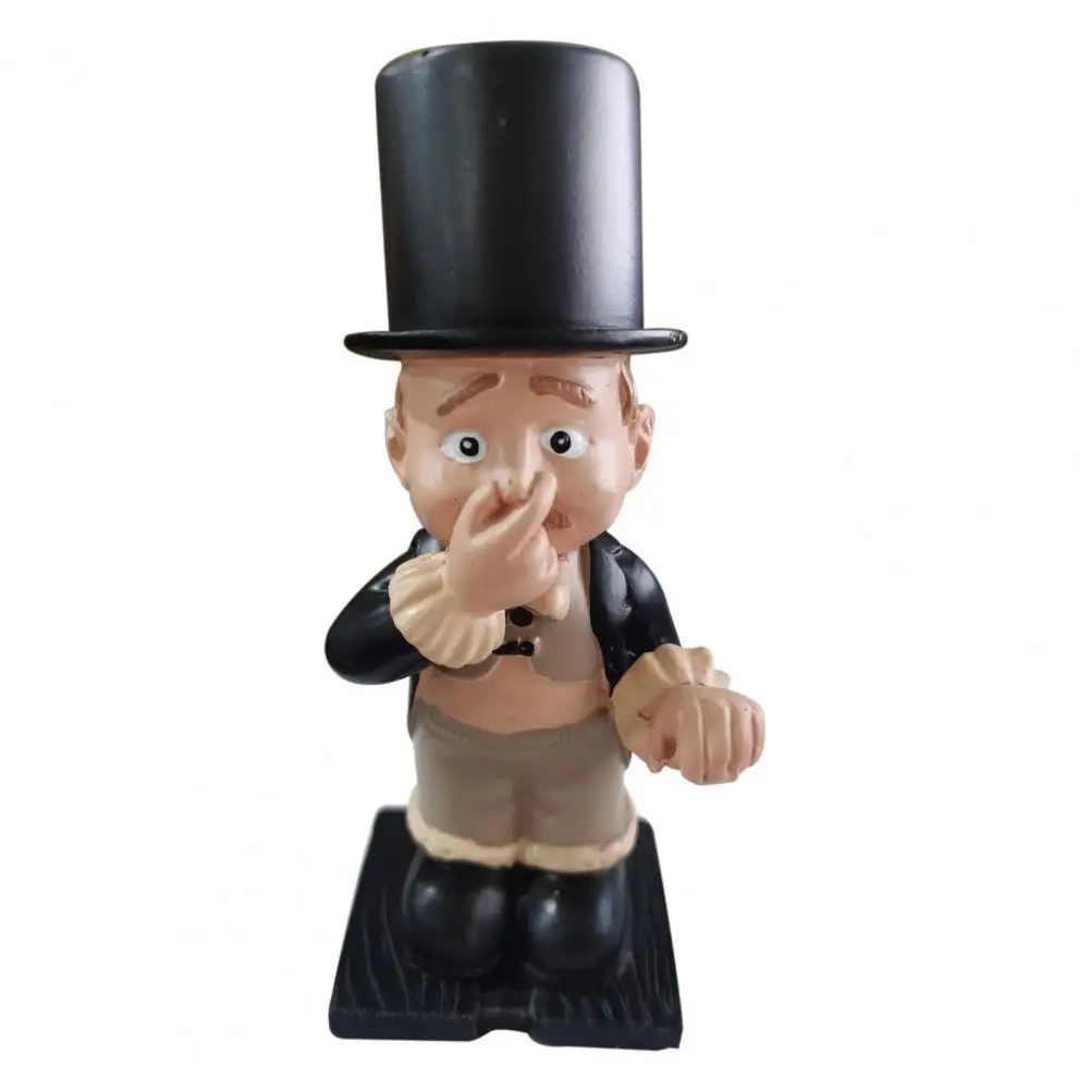 

Statue Display Handmade Solid Color Cute Old Man Shape Wide Application Statue Display Statue Model Statue Display