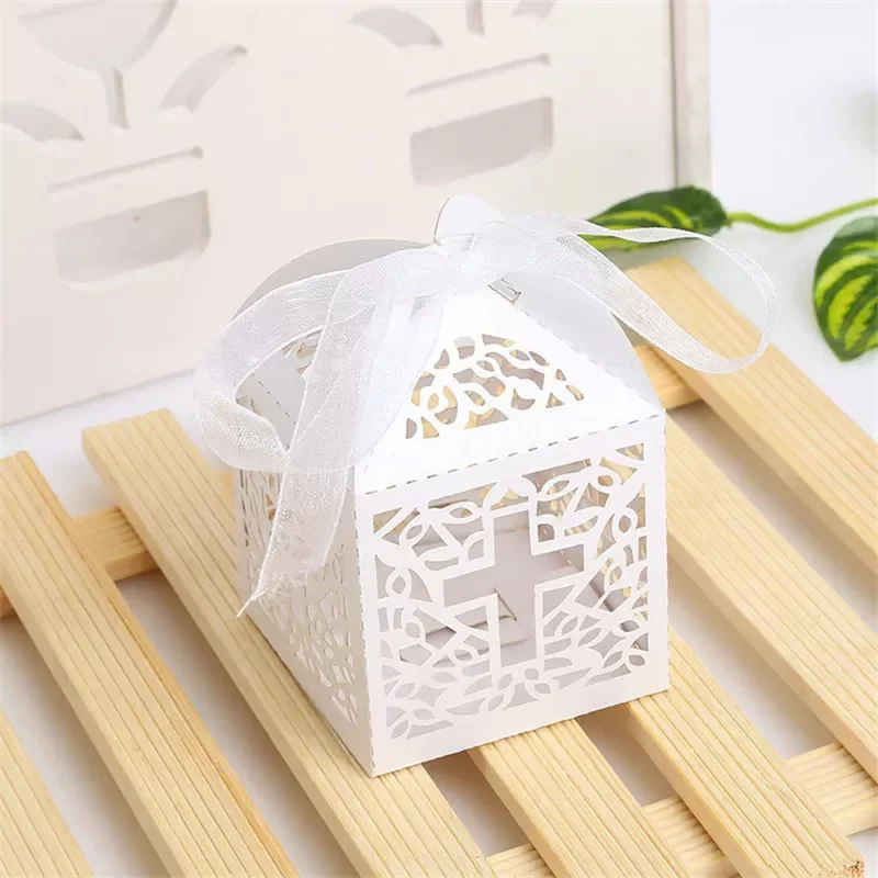 

Crossing Candy Dragee Boxes Angel Gift Box for Baby Shower Baptism Birthday First Communion Christening Wedding Decor