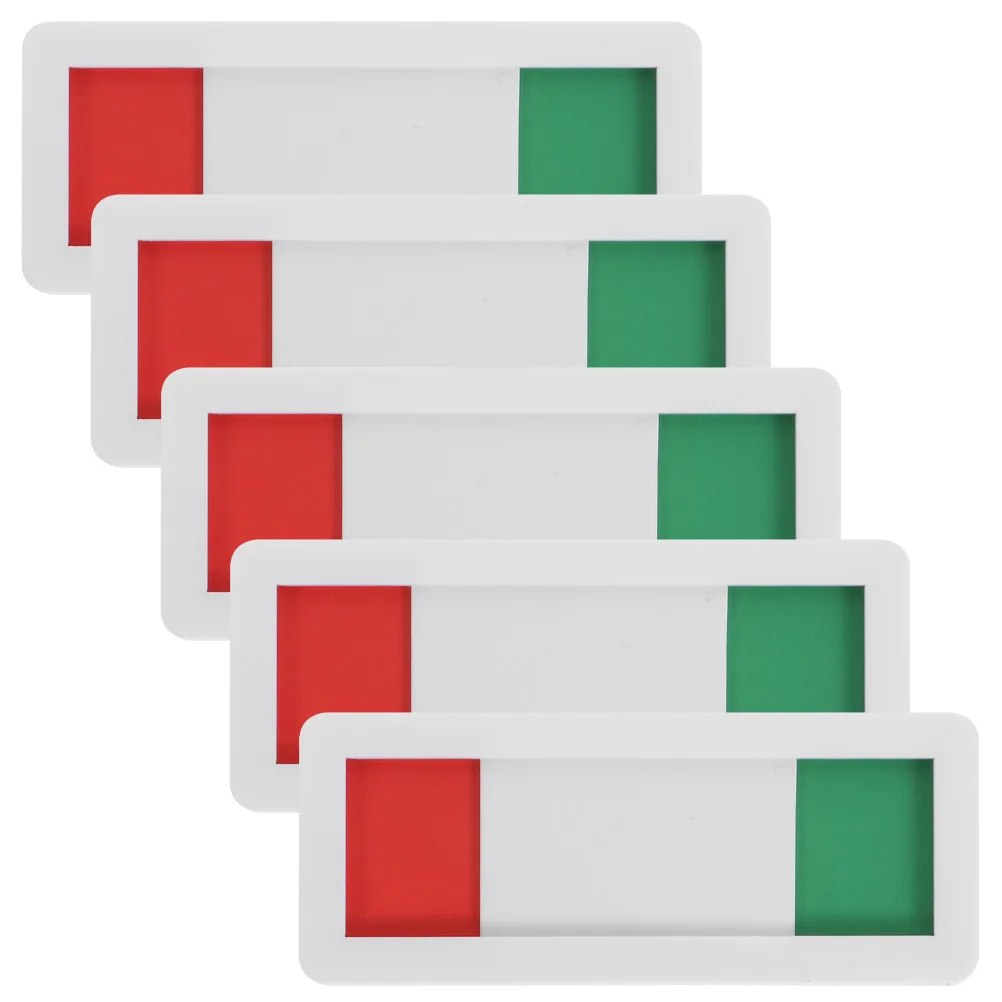 

5pcs School Multi-functional Office Acrylic Door Signs Meeting Sign For Office Door Office Signboard Door Sign For Office