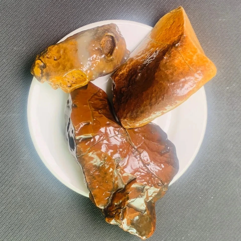 A Plate Of Natural Stone Natural Crystal Alxa Gobi Stone Stone Agate Color Jade Alxa Pure Natural Random