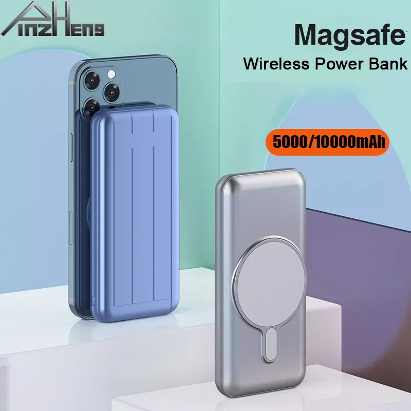 

NEW PINZHENG 20W Wireless Charger 5000mAh Power Bank For iPhone 12 Backup Bracket Portable Powerbank For iPhone 12 Pro Max
