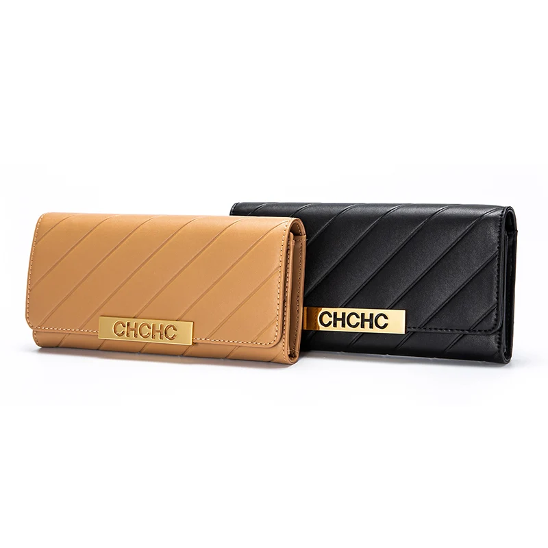 CHCH Luxury Designer Women's Wallet Clutches Coin Purse Card Holder Hasp Long Wallets Bags