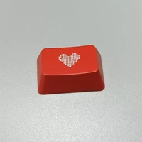 63hd abs keycaps red heart ctrl keycap for mechanical keyboard g810 g512g413 g pro
