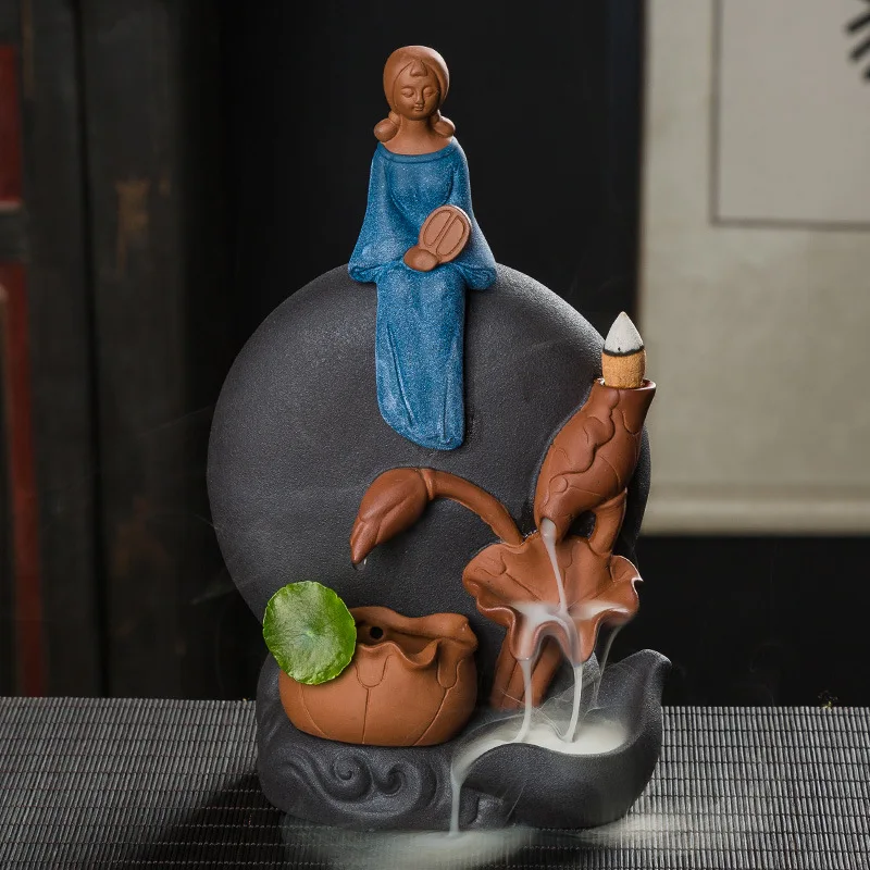 

Waterfall Incense Incense Burners With Reflux Decoration for Home Decor Home Craft Ornament Backflow Censer Decoraction Luxury