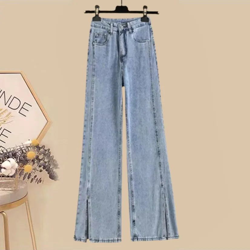 Большой женский весенне-летний комплект 2023 новинка облегающая модная рубашка