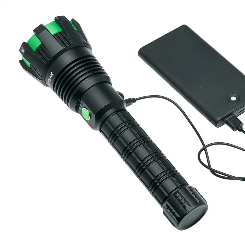 

Free shipping Rechargeable Tactical Flashlight COB LED Light Output up to 15,000 Lumens