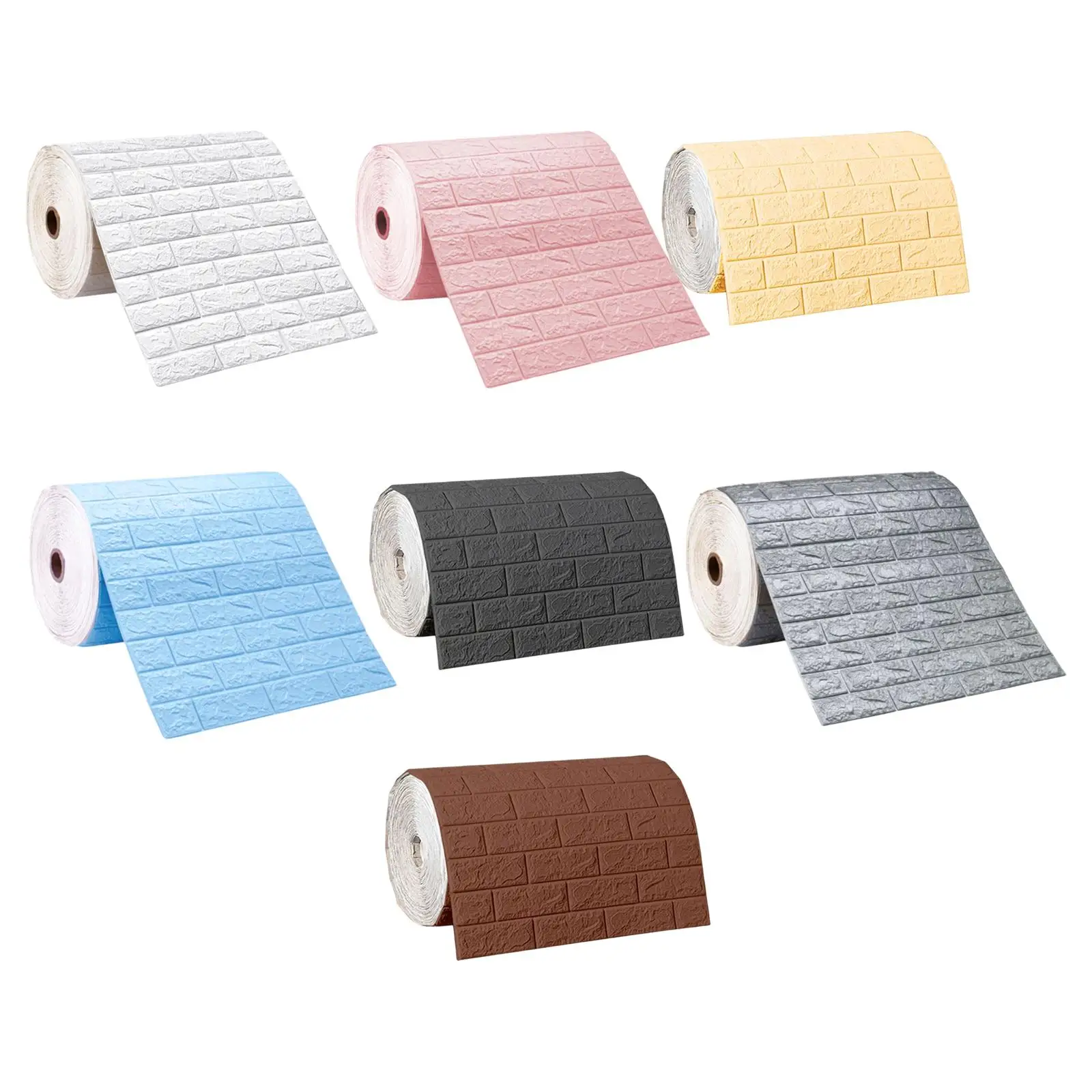 

Wall Sticker Paintable Waterproof Wallpapers Wall Panels for Living Room