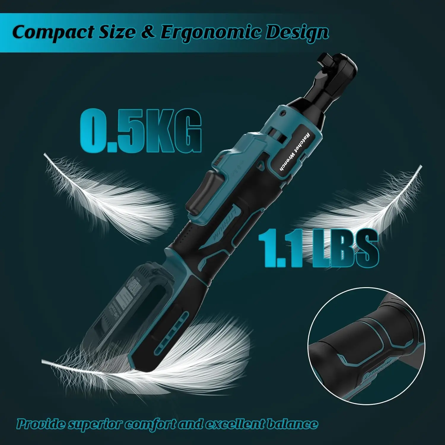 Электрический ключ Yofuly с трещоткой для Makita 21 V