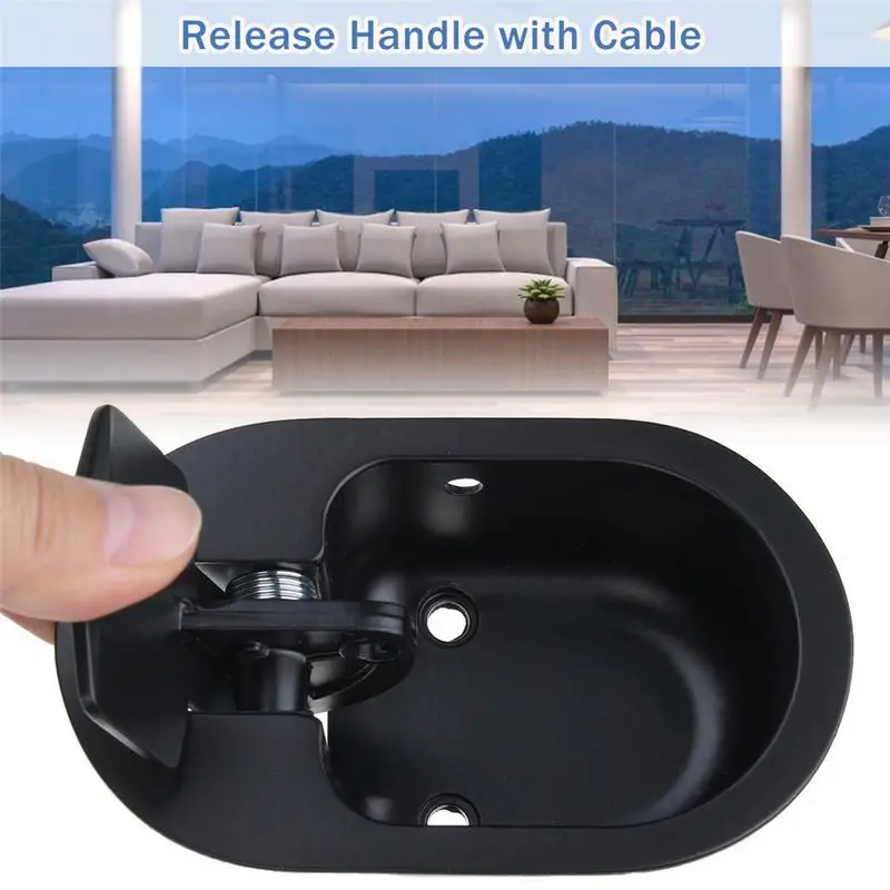 

Metal Recliner Handle With Cable Universal Recliner Replacement Parts Sofa Chair Couch Release Lever Pull Handle