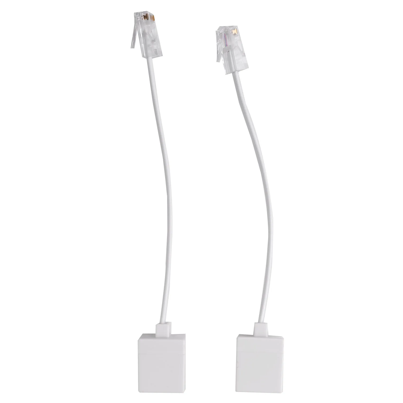 2 разъема 8P4C / RJ45 male RJ11 6P4C к гнезду M F адаптер телефонный Ethernet