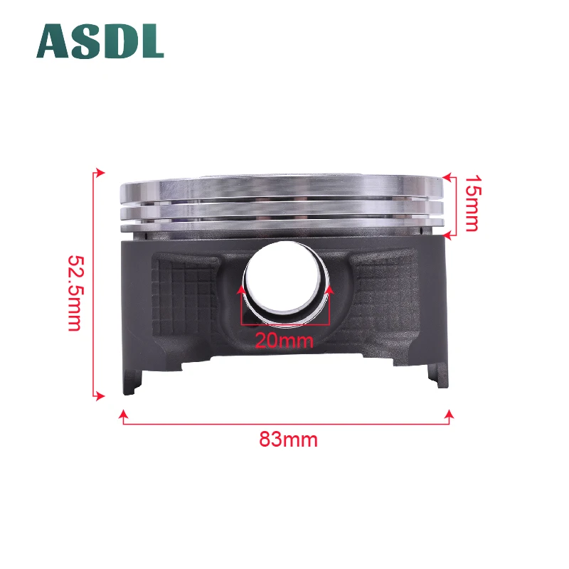 Для AN400 AN 400 Burgman 2003-2006 набор поршней и колец 83 мм 25 50 75 84 |