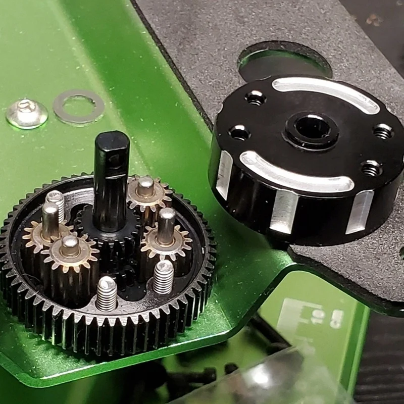 Набор металлических корпусов дифференциала для 1/10 Traxxas 2WD Slash Rustler Stampede Bandit