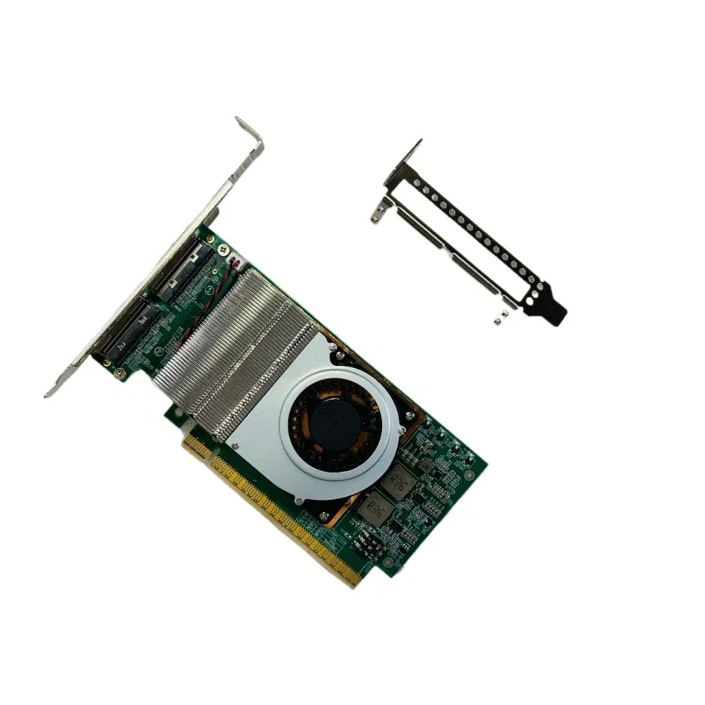 Фото Внешние адаптеры PCI Express 5.0 x16 для двух MCIO X16 X8 SFF-TA-1016 8i с функцией ретаймеринга №2