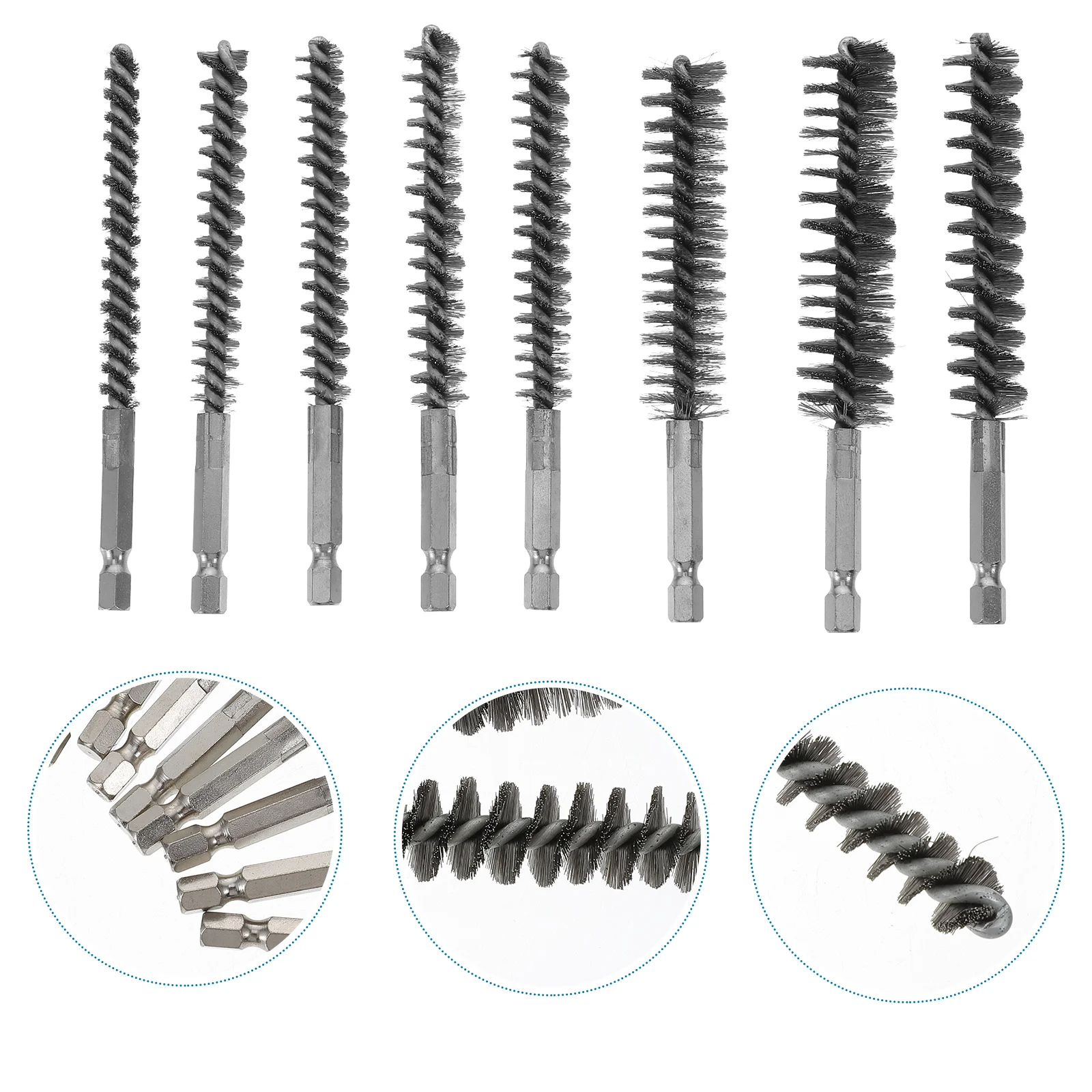 

Brush Wire Tube Pipe Brushes Cleaning Cleaner Bore Brass Metaldrill Tools Clean Steel Stainless Tool