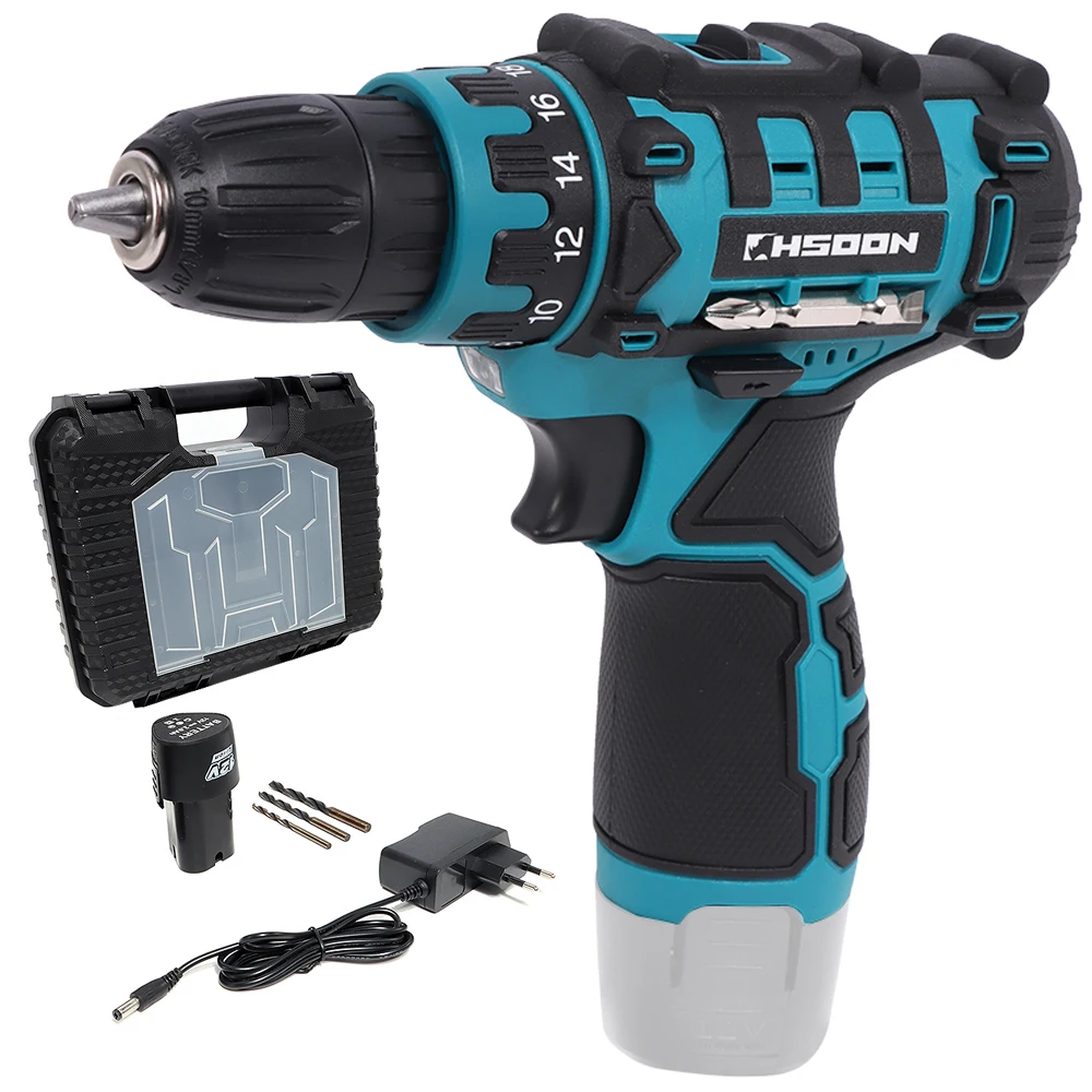

12V Cordless Drill Electric Screwdriver Mini Wireless Power Driver DC Lithium-Ion Battery Tool