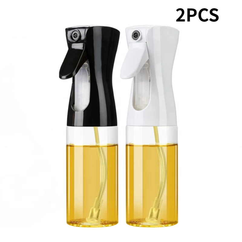 2PCS Oil Spray Bottle Kitchen Cooking Olive Oil Dispenser Camping BBQ Baking Vinegar Soy Sauce Sprayer Containers Oil Dispenser