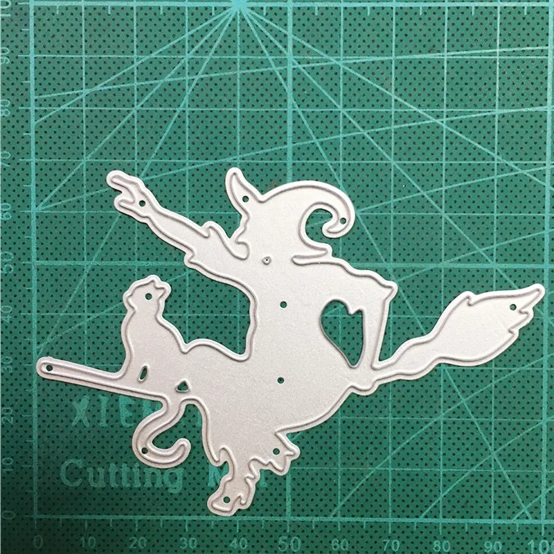 Металлические штампы для Хэллоуина Волшебная ведьма 2022 новые рукоделия