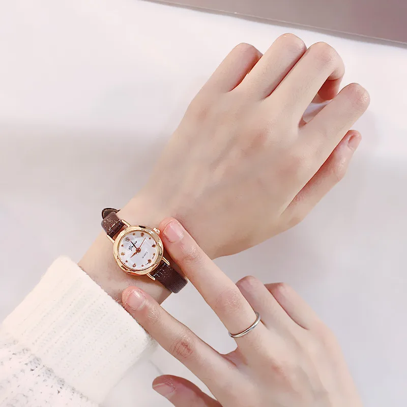 Часы наручные женские кварцевые брендовые Роскошные с сетчатым браслетом из