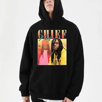2022 new product mens fleece cotton chief keef hip hop hoodie unisex oversized streetwear men women fashion harajuku hoodies