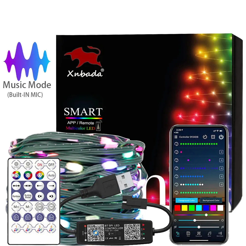 

RGBIC LED Гирлянда Xnbada Dream Color