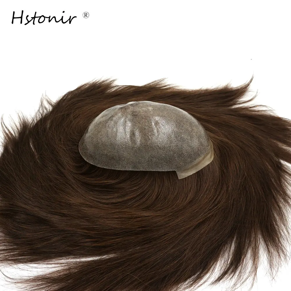 Hstonir Human Hair Topper European Remy Hair Toppers For Women Topers Haire Kippa Hair Pieces Woman Hair Toupee Pu Wig Base TP22